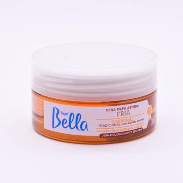 (17.16) CERA DEPILATORIA FRIA POTE 200G - DEPIL BELLA 40309