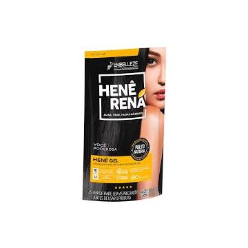 (8.01) HENE RENA GEL PRETO NATURAL 180G - EMBELLEZE-0