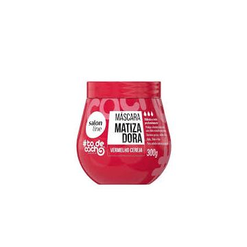 (17.99) MASCARA MATIZADOR VERMELHO CEREJA #TODECACHO - SALON LINE-0