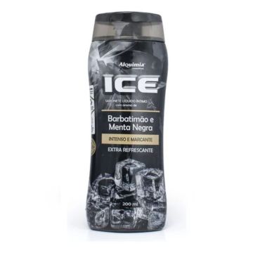 (2.50) SABONETE LIQUIDO INTIMO ICE COM AROMA DE BARBATIMAO E MENTA NEGRA 200ML - ALQUIMIA COSMETICOS (NC)-0