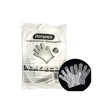 (0.99) LUVA DESCARTAVEL BOMPACK C/100-0