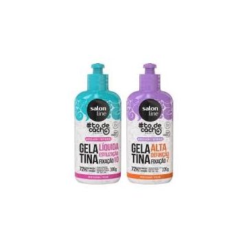 (14.79) GELATINA LIQUIDA ESTILIZACAO #TODECACHO 300G - SALON LINE-0