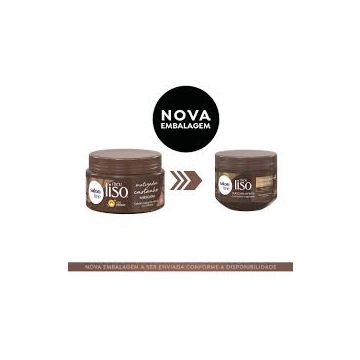 (30.93) MASCARA MEU LISO MATIZADOR CASTANHO 300ML - SALON LINE-0