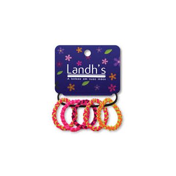 (2.42) ELASTICO KIDS BICOLOR COM 6 UNIDADES - LANDHS-0