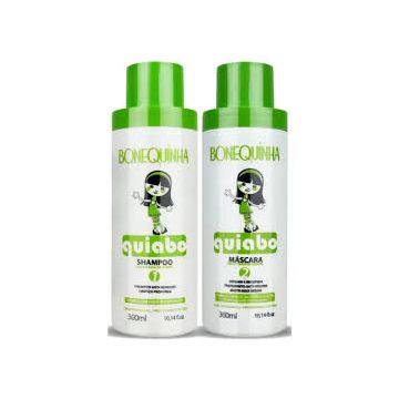 (29.99) BONEQUINHA KIT SHAMPOO+MASCARA QUIABO 300ML-0