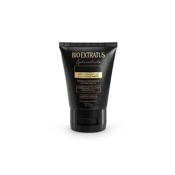 (27.32) MASCARA CAPILAR COR PRETO 120G - BIO EXTRATUS-0