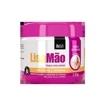 (5.99) LISA MAO AMOLECEDOR DE CUTICULA MACADAMIA E AMENDOAS  BIO SOFT-0