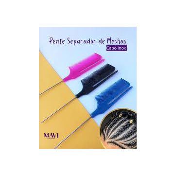 (4.99) PENTE SEPARADOR DE MECHAS CABO INOX MAVI-0
