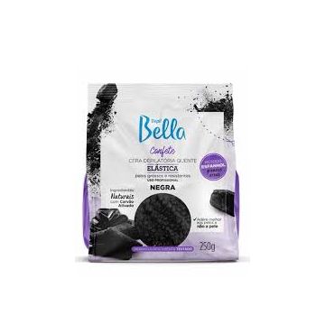 (32,66) CERA DEPILATORIA CONFETE QUENTE 1KG NEGRA  DEPIL BELLA-0