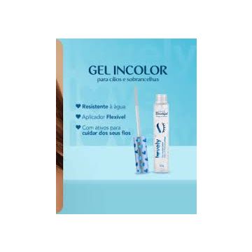 (4.46) GEL INCOLOR PARA CILIOS E SOBRANCELHA - FACE BEAUTIFULL LOVELY-0