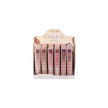 (9.99) ESTOJO DE SOMBRAS BAKED CRISTAL - VIVAI-0
