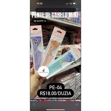 PENTE DE CABELO PEQUENO - AMOR BELEM 2024-0