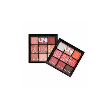 (NV) (10.07) UN-SO237DS PALETA SOMBRAS 9 CORES STUDIO PALLETE - UNI MAKEUP 2024-0