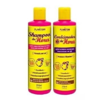 (NV) (21.75) KIT DA HORA 250ML SH + COND  - PLANCTON-0